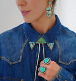 Turquoise Collar Tips