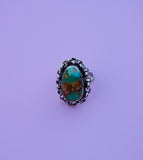 Royston Turquoise Link Ring (Size 7)