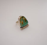 Royston Turquoise and Gem Ring (Size 8)