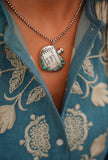 Vintage Tiffany & Co. Perfume Bottle and Turquoise Necklace