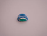 Turquoise Resin Ring (Size 7)
