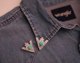 Turquoise Collar Tips