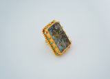 Boulder Opal and Turquoise Gold Vermeil Ring (6)