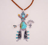 Turquoise Cowboy Statement Necklace