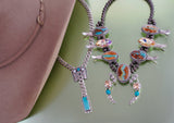 The Original MUD Turquoise and Gem Buckle Necklace