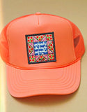 Coral MUD Quilt Hat