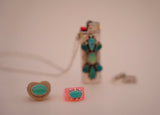 Turquoise Heart Ring (Size 7.5)