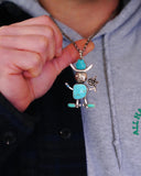 The Turquoise Cowboy Necklace (18”)