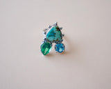 Gem and Turquoise Ring (7.5)