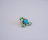 Gem and Kingman Turquoise Ring (7.5)