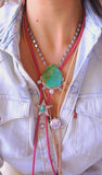 Gem and Turquoise Bolo