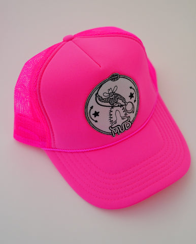 Neon Pink VINTAGE COWBOY Hat