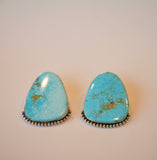 Large Royston Turquoise Studs