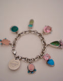 Repurposed Vintage Tiffany & Co. Bracelet with Turquoise Charms