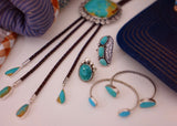 The Feather Turquoise Ring (7.5)