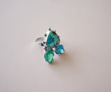 Gem and Turquoise Ring (7.5)