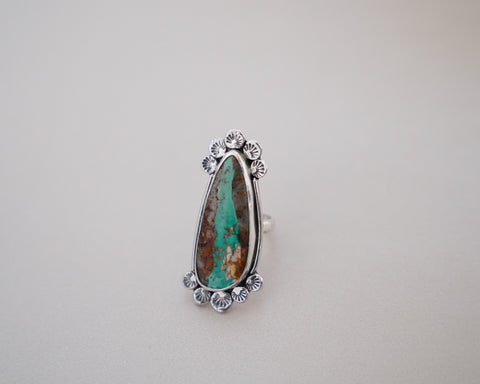 Hand Stamped Turquoise Ring (8)