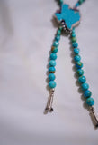 Beaded TEXAS Turquoise Bolo