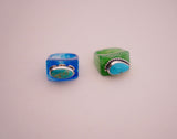 Turquoise Resin Ring (8.5)