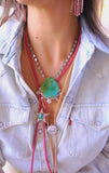 Gem and Turquoise Bolo
