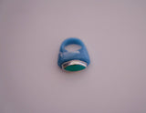 Turquoise Resin Ring (Size 7)