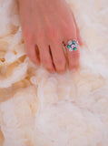 Handmade Flower Ring (Size 9)