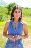 Royston Turquoise Buckle Necklace