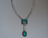 Turquoise Buckle Necklace