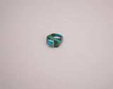 Turquoise Resin Ring (Size 7.5)