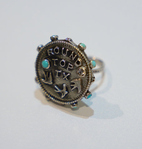 ROUND TOP Coin Ring (7.5)