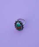 Royston Turquoise Link Ring (Size 7)