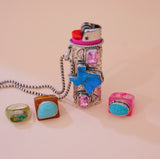 The Crystal and Turquoise Texas Lighter Case