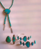 Kingman Turquoise Hoops