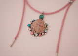 Seashell, Gem and Turquoise Necklace