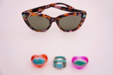 Turquoise Polarized Sunglasses