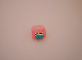 Turquoise Resin Ring (Size 8)