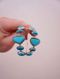 Kingman Turquoise Hoops
