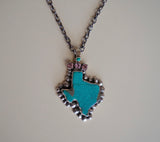 The Turquoise TEXAS Pendent