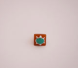 Turquoise and Brown Resin Ring (7)