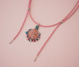 Seashell, Gem and Turquoise Necklace