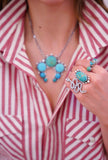 Kingman Turquoise Prong Ring (Size 7)