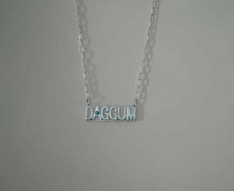 Sterling DAGGUM Necklace (18”)