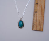 Royston Turquoise Pendent (18”)