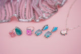 Turquoise and Gem Earrings