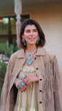Kingman Turquoise Statement Earrings