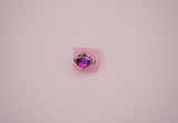 Crystal and Turquoise Resin Ring (7.5)