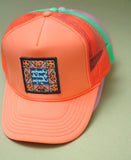 Coral MUD Quilt Hat