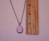 Pink Conch Necklace (18”)