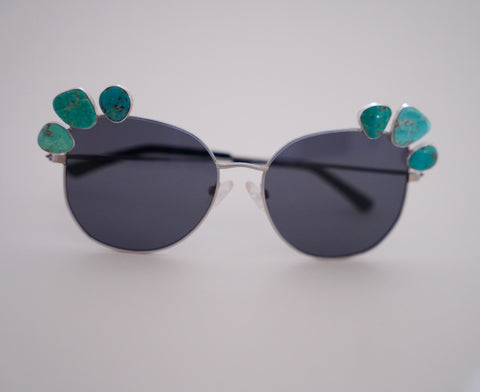 Turquoise Polarized Sunglasses