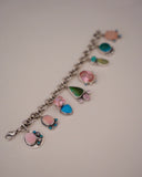Repurposed Vintage Tiffany & Co. Bracelet with Turquoise Charms